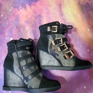 Just Fab Wedge Sneakers